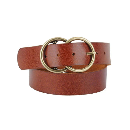 Double Circle Buckle Belt