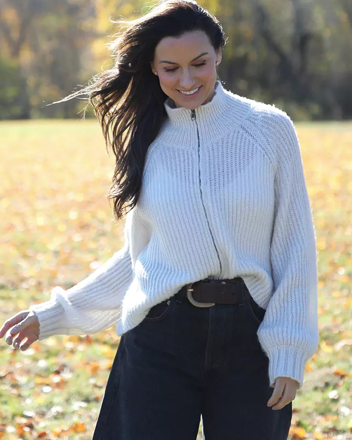 Leo Zip Cardi Chunky