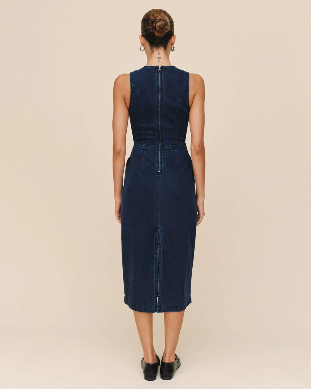 Zip Back Maxi Dress