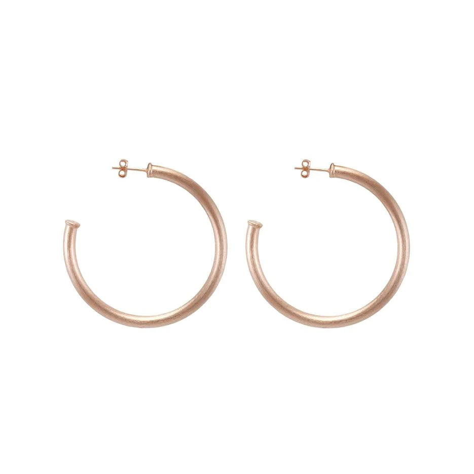 Champagne Petite Everybody's Favorite Hoops 1.5"
